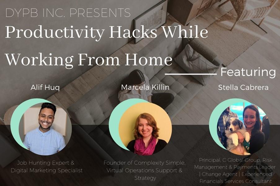 DYPB Webinar – Productivity Hacks While Working From Home